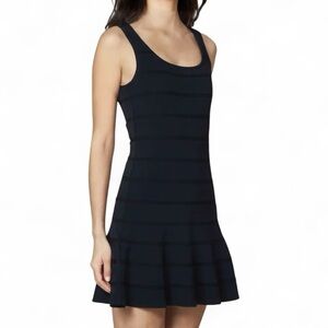 Carmen Marc Valvo Black Fit & Flare Dress XS